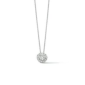 collier lab grown diamant 40 - 42 - 44 cm 0.33ct h si halo