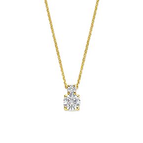 collier lab grown diamant 0.45ct g vs 40 - 42 - 44 cm