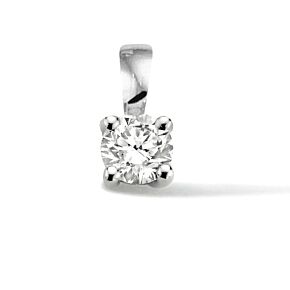 hanger lab grown diamant 0.25ct h si 8 mm