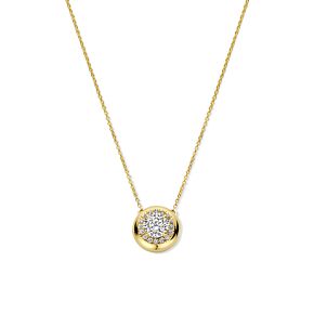collier lab grown diamant 0.495ct h si