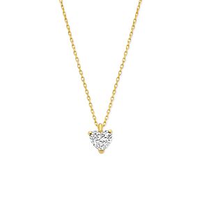 collier hartje lab grown diamant 0.50ct f vs 41 - 43 - 45 cm