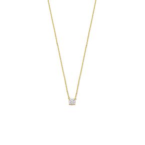 collier lab grown diamant 0.25ct g vs 41 - 43 - 45 cm