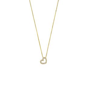 collier hartje lab grown diamant 0.08ct g vs 40 + 2 + 2 cm 