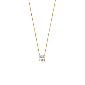 collier lab grown diamant 1.00ct g vs 41 - 43 - 45 cm