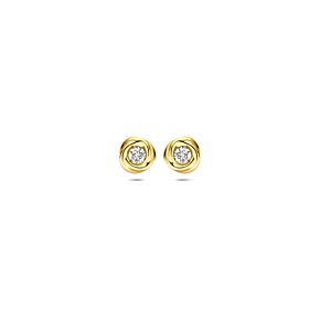oorknoppen lab grown diamant 0.10ct (2x 0.05ct) f vs 5 mm
