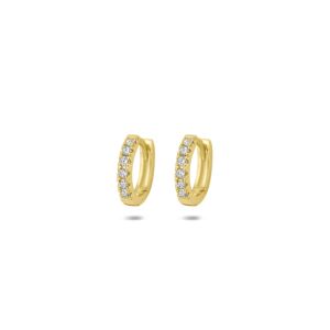 klapoorringen rond lab grown diamant 0.12ct (2x 0.06ct) f vs 10 mm