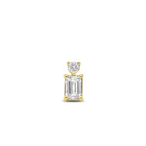 hanger lab grown diamant 0.33ct f vs 7,5 mm
