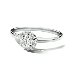 ring lab grown diamant 0.33ct h si halo