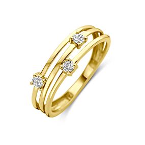 ring lab grown diamant 0.15ct f vs