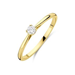 ring lab grown diamant 0.10ct h si
