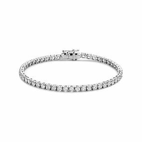 tennisarmband lab grown diamant 5.00ct g si 3,2 mm 17,5 cm