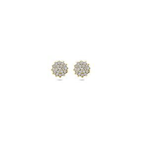 oorknoppen lab grown diamant 0.19ct (2x 0.095ct) f vs 6 mm