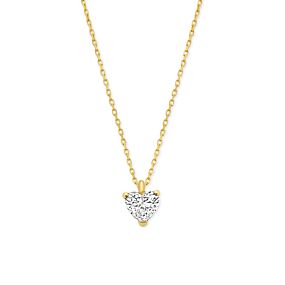 collier hartje lab grown diamant 1.00ct f vs 41 - 43 - 45 cm