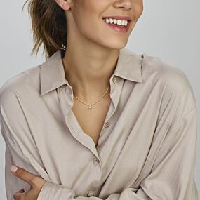 hanger lab grown diamant 0.50ct f vs 11,5 mm