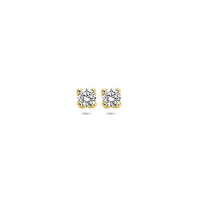 oorknoppen lab grown diamant 0.20ct. (2x 0.10ct) h si 3,25 mm