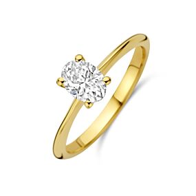 ring lab grown diamant 0.50ct f vs