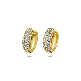 klapoorringen lab grown diamant 0.60ct (2x 0.3ct) f vs 13 mm