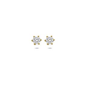 oorknoppen lab grown diamant 0.50ct (2x 0.25ct) f vs 4 mm
