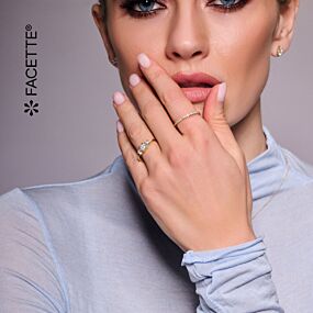 trilogie ring lab grown diamant 0.85ct g vs 