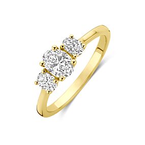 ring lab grown diamant 0.80ct f vs