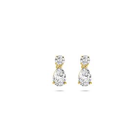 oorhangers lab grown diamant 1.25ct (2x 0.625ct) h si 10 mm
