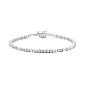 tennisarmband lab grown diamant 2.00ct g si 2,3 mm 17,5 cm