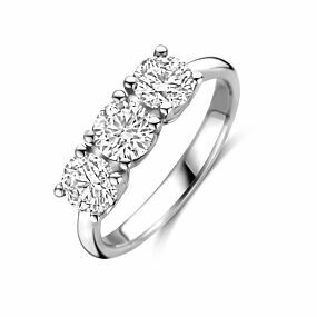 ring trilogie lab grown diamant 1.50ct g vs