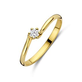 ring lab grown diamant 0.10ct g vs