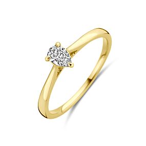 ring lab grown diamant 0.25ct h si