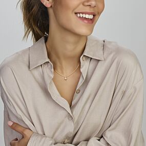 hanger lab grown diamant 0.75ct f vs 12,5 mm