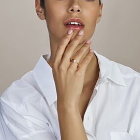 ring lab grown diamant 0.75ct f vs