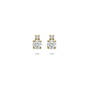 oorknoppen lab grown diamant 0.90ct (2x 0.45ct) g vs 7 mm