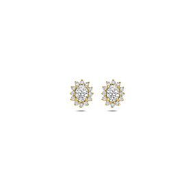 oorknoppen lab grown diamant 0.43ct (2x 0.217ct) f vs 6,5 mm
