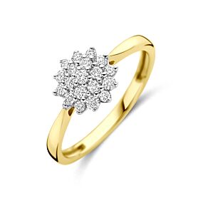 ring lab grown diamant 0.33ct h si