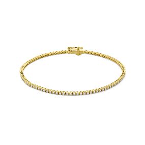 tennisarmband lab grown diamant 1.00ct f vs 1,7 mm 17,5 cm