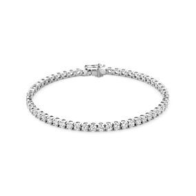 tennisarmband lab grown diamant 5.00ct f vs 3 mm 17,5 cm