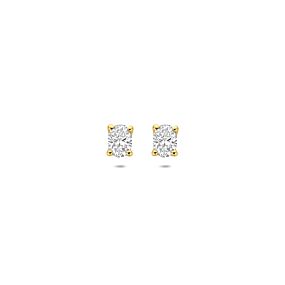 oorknoppen lab grown diamant 0.60ct (2x 0.30ct) f vs 5,5 mm