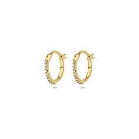 oorringen lab grown diamant f vs buis 1 mm