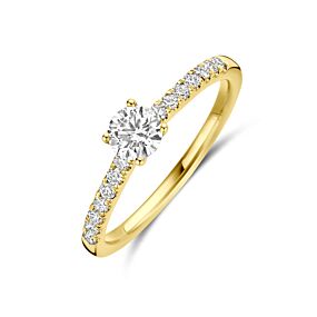 ring lab grown diamant 0.58ct g vs