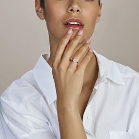 ring lab grown diamant 1.50ct f vs