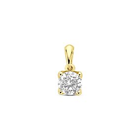 hanger lab grown diamant 0.50ct h si 10 mm