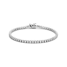 tennisarmband lab grown diamant 4.00ct g si 3,0 mm 17,5 cm
