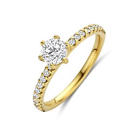 ring lab grown diamant 0.71ct f vs