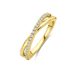ring lab grown diamant 0.15ct h si