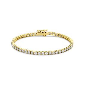 tennisarmband lab grown diamant 5.00ct g si 3,2 mm 17,5 cm