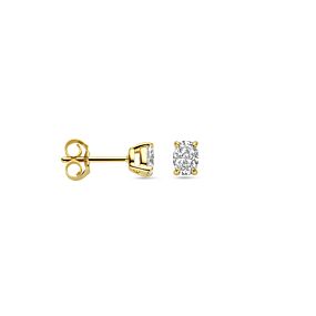 oorknoppen lab grown diamant 0.50ct. (2x 0.25ct) h si 5 mm