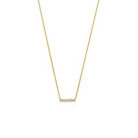 collier lab grown diamant 0.04ct f vs 40 + 2 + 2 cm