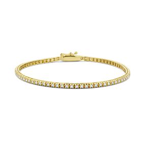 tennisarmband lab grown diamant 1.00ct g si 2,0 mm 17,5 cm
