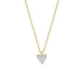 collier hartje lab grown diamant 0.50ct f vs 41 - 43 - 45 cm