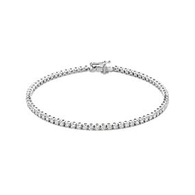 tennisarmband lab grown diamant 2.00ct f vs 2,2 mm 17,5 cm